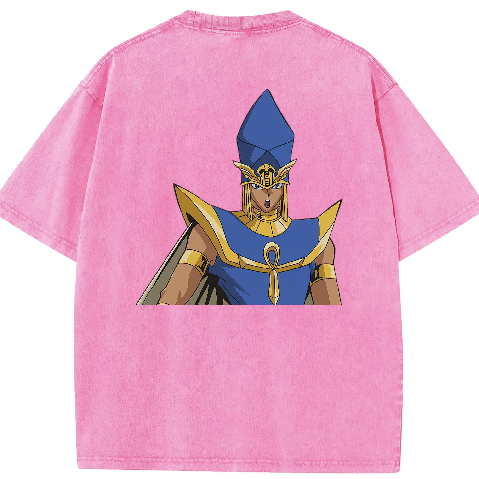 （画像用） 遊☆戯☆王 Yu-Gi-Oh! 綿100% ヴィンテージ風 半袖Tシャツ（背面プリント）
